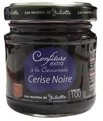 Confiture Extra Artisanale à La Cassonade CERISE NOIRE 100g