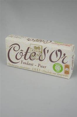 Plaque Côte d'Or Fondant Pur (2x75g) 150g  : Le Paradis des Amateurs de Chocolat
