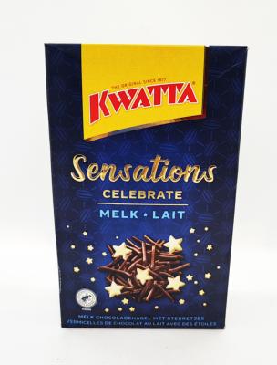 Vermicelles chocolat KWATTA Sensations Celebrate (Noir Intense / Lait) 380g
