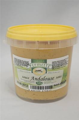 Seau de Sauce Andalouse Fermette 500g  - sauce Barraques à frites