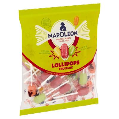 Sucettes Napoleon Lollipops Fruitmix 250g