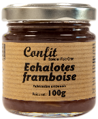 Confit d'chalotes et Framboise 100g