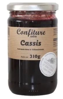 Confiture Extra Artisanale à la cassonade CASSIS 310g