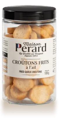 Croûtons ronds frits à L’AIL PERARD 100g PREMIUM