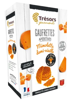Gaufrettes Apéritives Pur Beurre MIMOLETTE DEMI-VIEILLE 60g