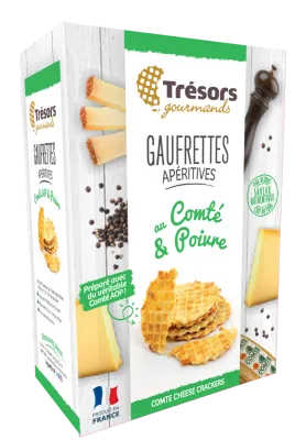 Gaufrettes Apéritives Pur Beurre COMTE ET POIVRE 60g