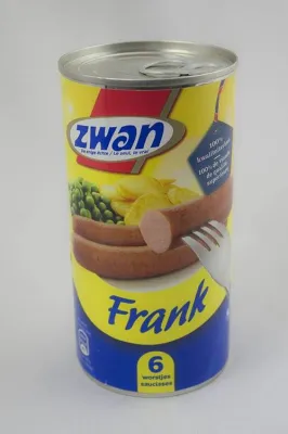 6 Saucisses Fumées Nature Frank ZWAN 550g