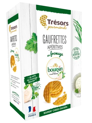 Gaufrettes Apéritives Pur Beurre BOURSIN AIL ET FINES HERBES 60g
