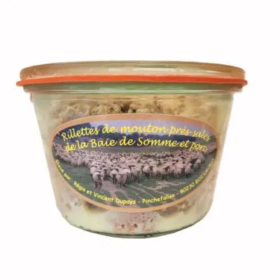 Rillettes de Mouton de Prés Salés Artisanales – Spécialité de la Baie de Somme