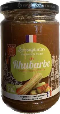 Confiture Extra Artisanale RHUBARBE 310g