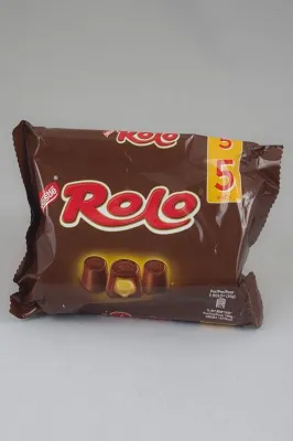 Sachet 5 Bonbons au Chocolat au lait et Caramel ROLO 166,4g