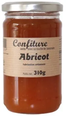 Confiture Extra Artisanale  à la cassonade ABRICOT 310g