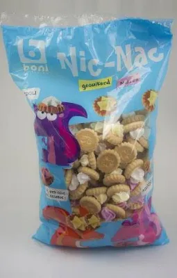 Véritables Nic Nac avec sucre Belges 500g
