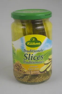 Cornichons en Tranches Traditionaux aigre doux 330g