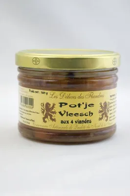 Pot'je Vleesch avec os 4 viandes 380g