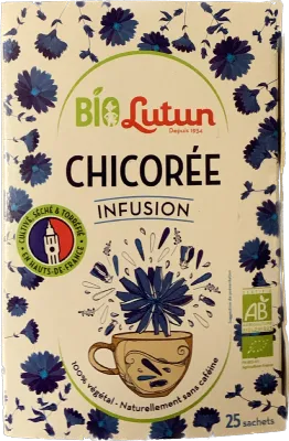 Chicorée du Nord LUTUN Torréfiée BIO 25 sachets de 3g : Savourez une Tradition dans sa Version la Plus Naturelle
