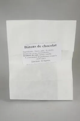 30 Bâtons de Chocolat Noir pour Petits Pains
