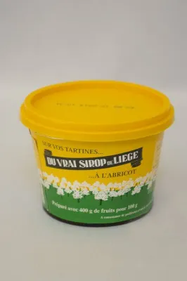 Veritable Sirop de Liege aux Abricots 300g