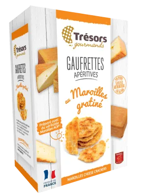 Gaufrettes Apéritives Pur Beurre MAROILLES GRATINE 60g