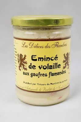 Emincé de Volaille aux gaufres Flamandes 750g